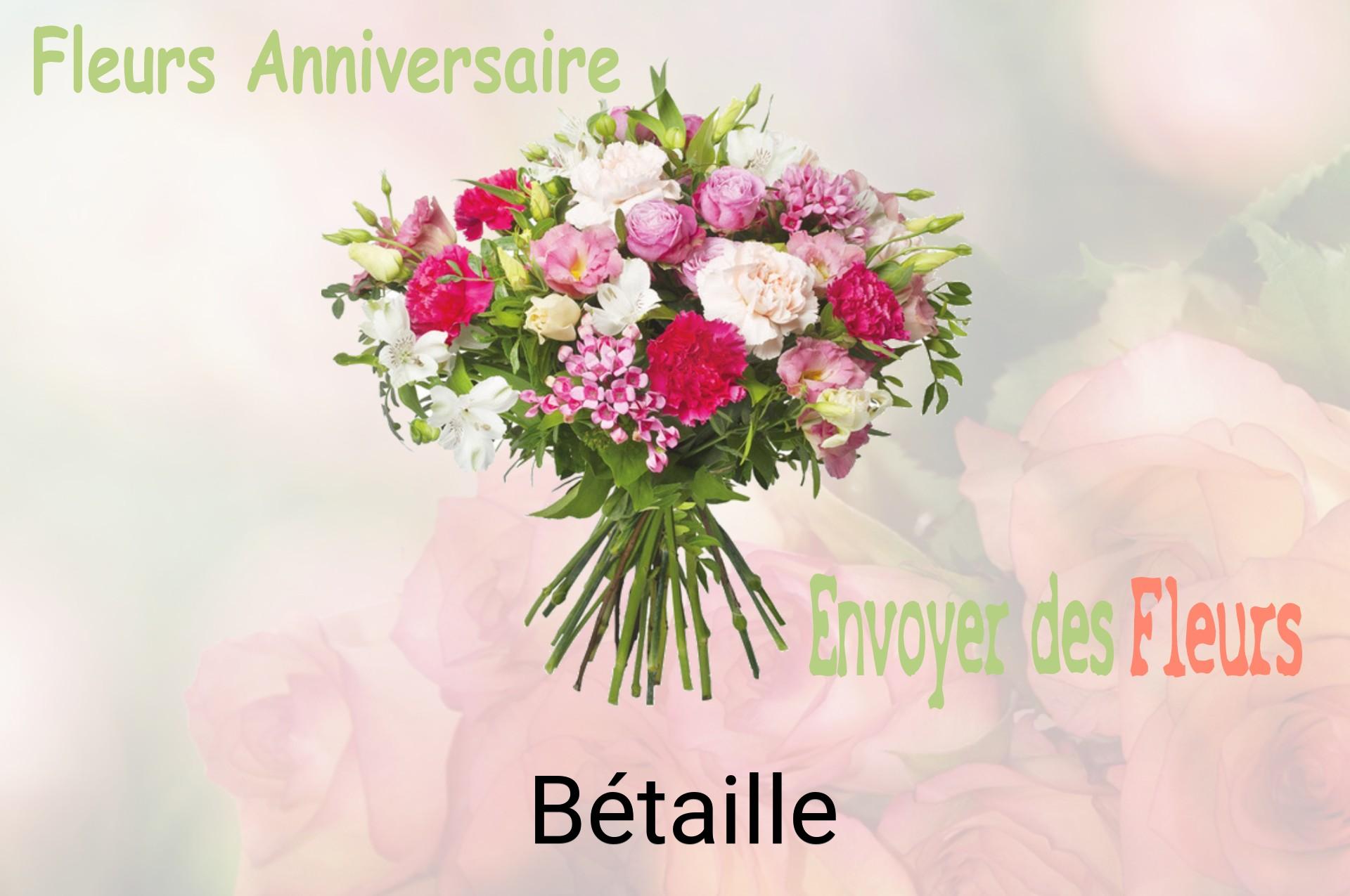 Bouquet de fleurs d’anniversaire livré à Bétaille
